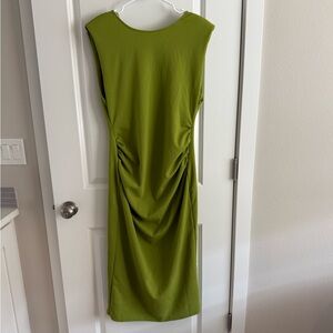 NWT Zara cinched midi dress
